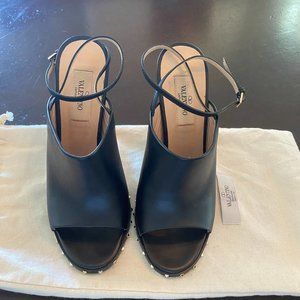 Valentino Peep Toe Bootie/Sandal